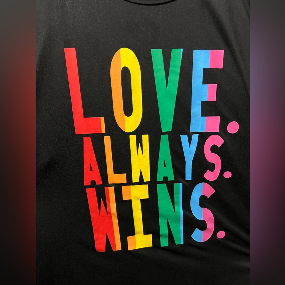 Love wins oversized shirt